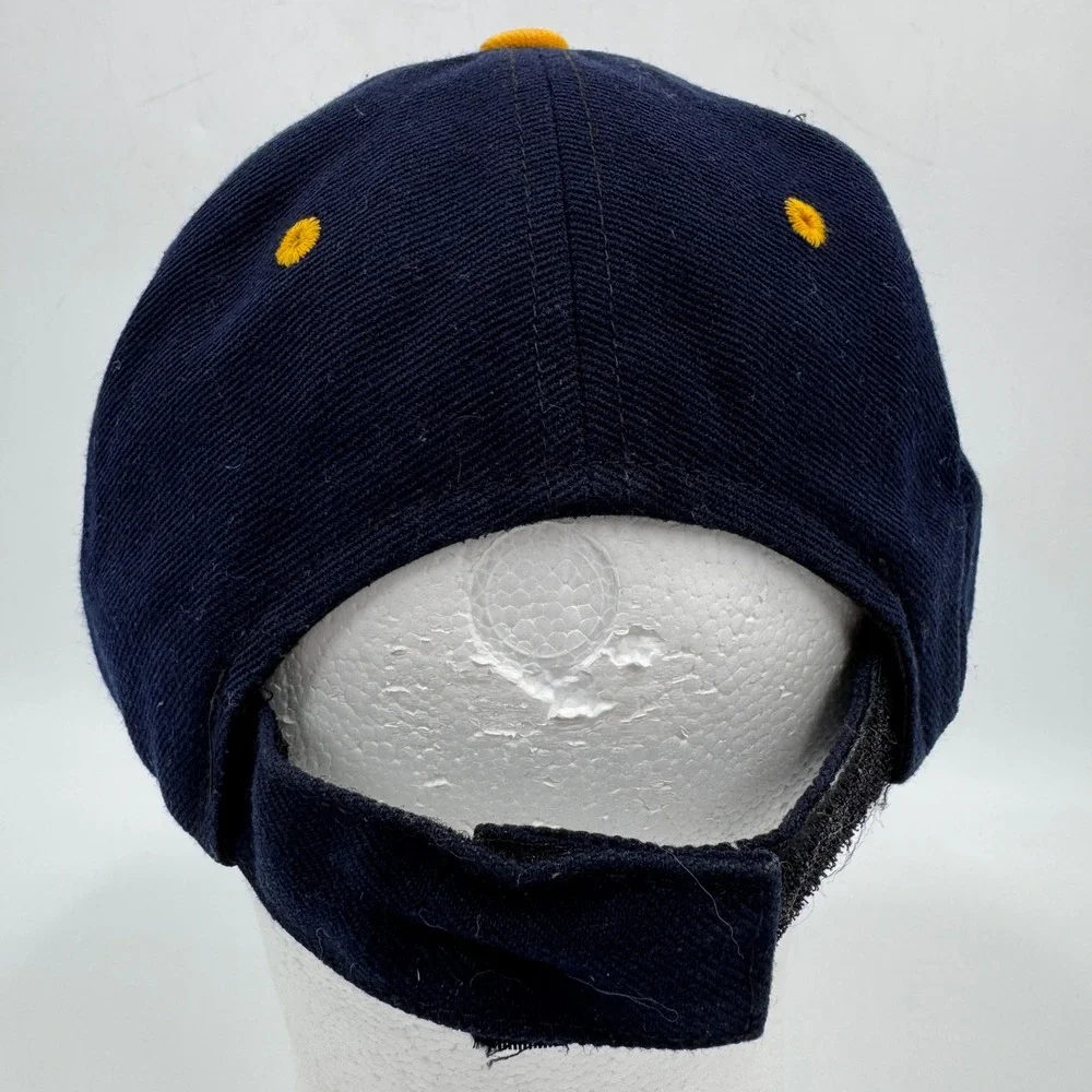 Vintage San Diego‎ Chargers NFL Navy Blue Yellow Strapback Hat Baseball Cap